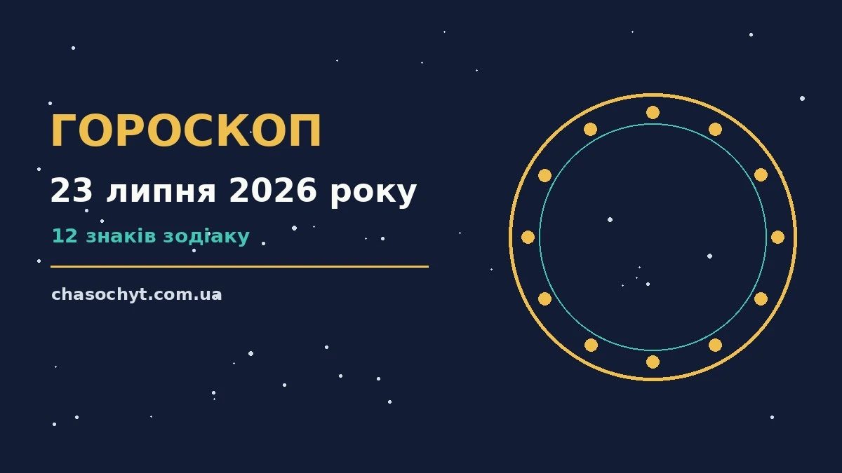 Зоряне небо над містом у вечірніх вогнях як символ гороскопу на 23 липня 2026 року