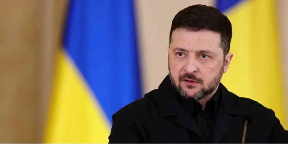 Президент України Володимир Зеленський під час виступу