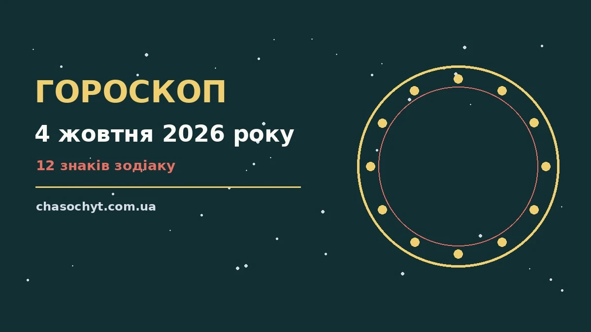 Гороскоп на 4 жовтня 2026 року — затишна атмосфера, блокнот із планом дня і свічка